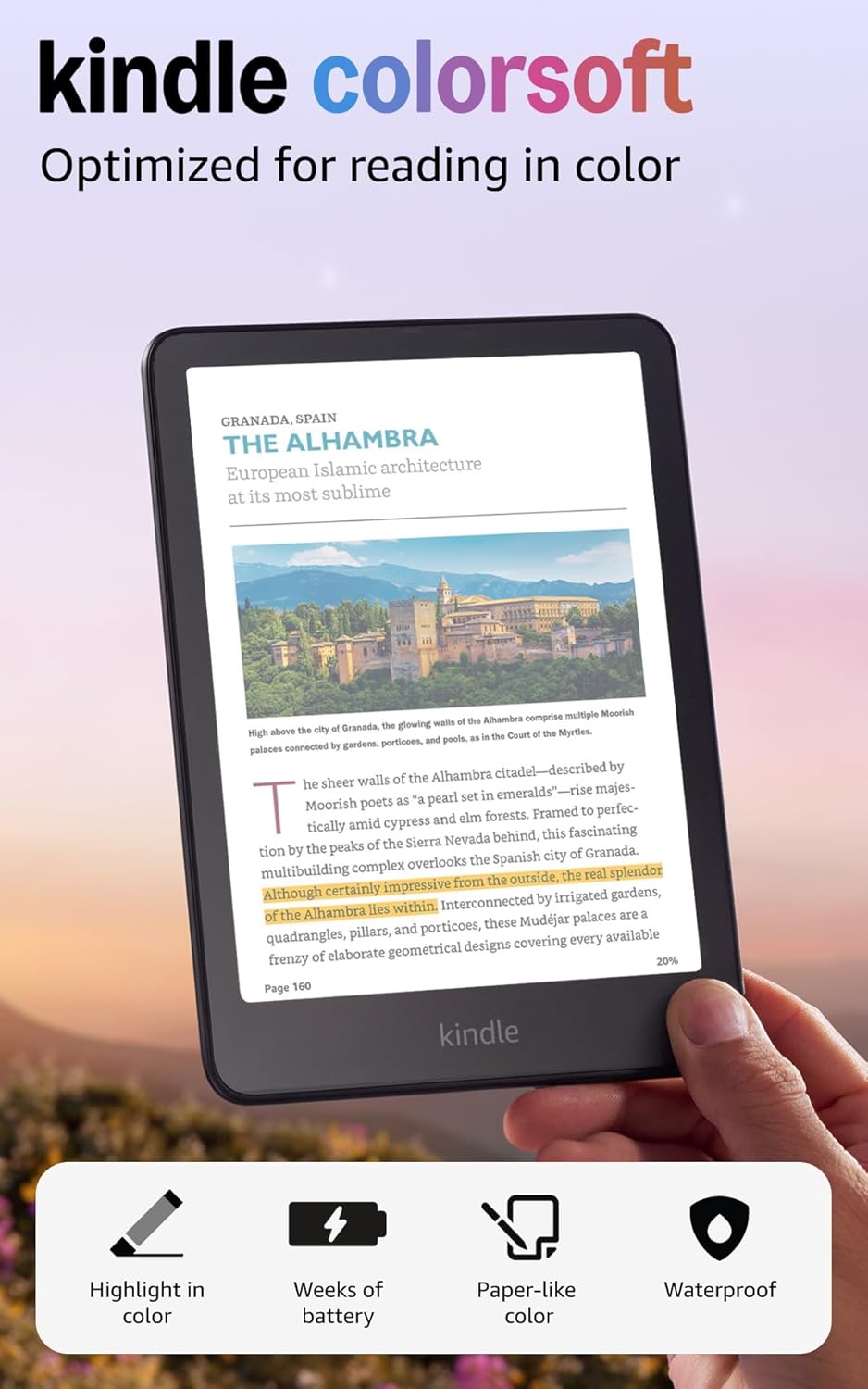 Amazon Kindle Colorsoft 16 GB (newest model)